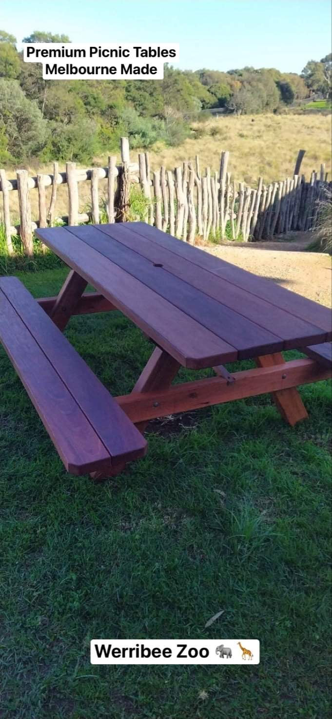 Premium Hardwood Outdoor Picnic Table