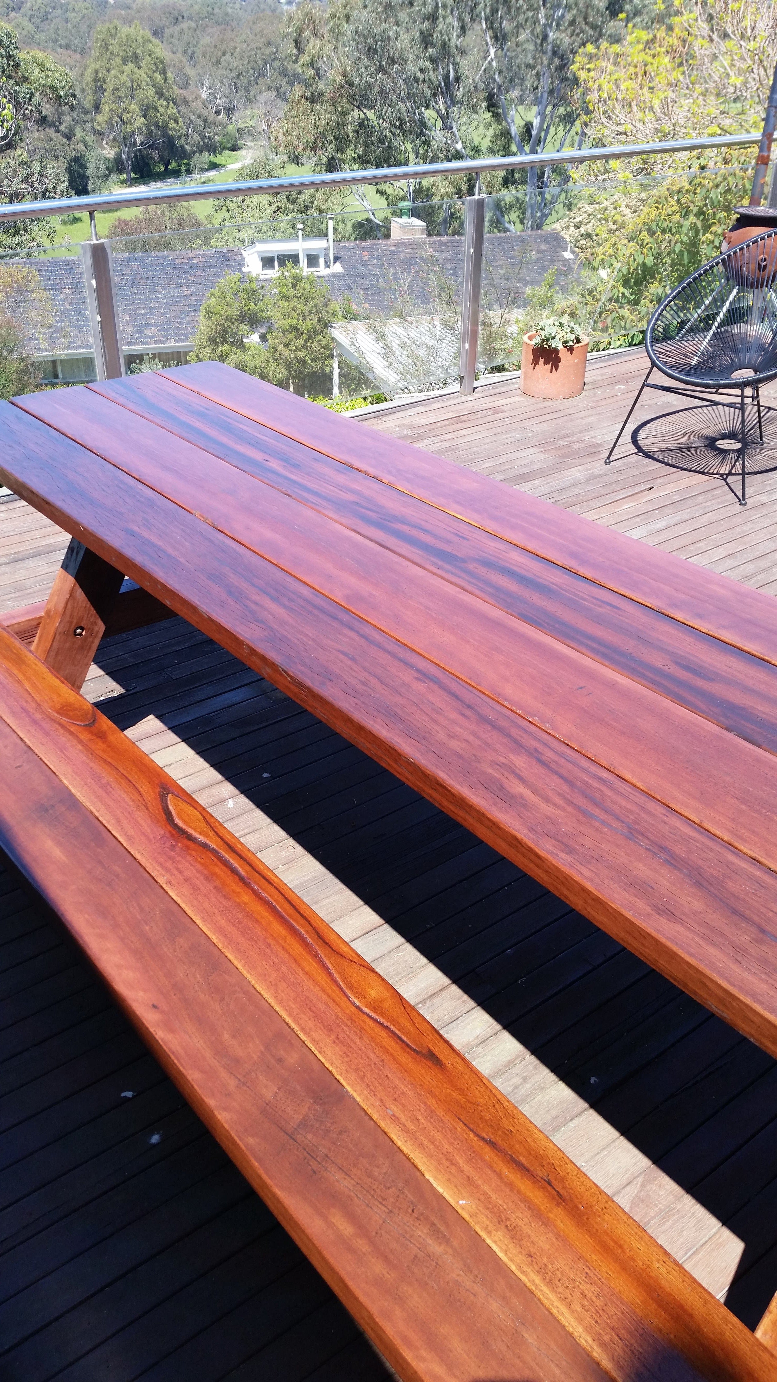 Premium Hardwood Outdoor Picnic Table