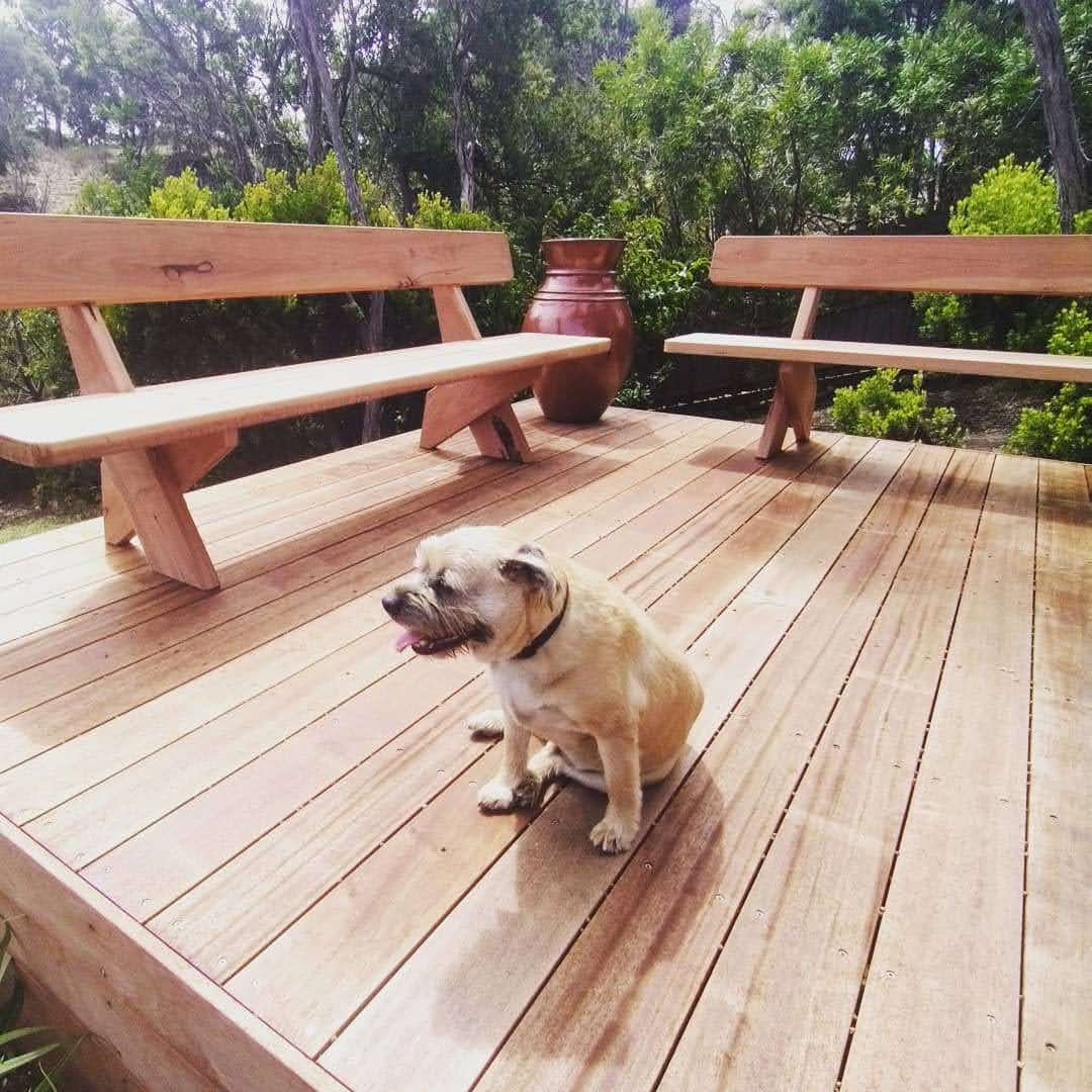 Comfort Bench Seat with Back - Outdoor