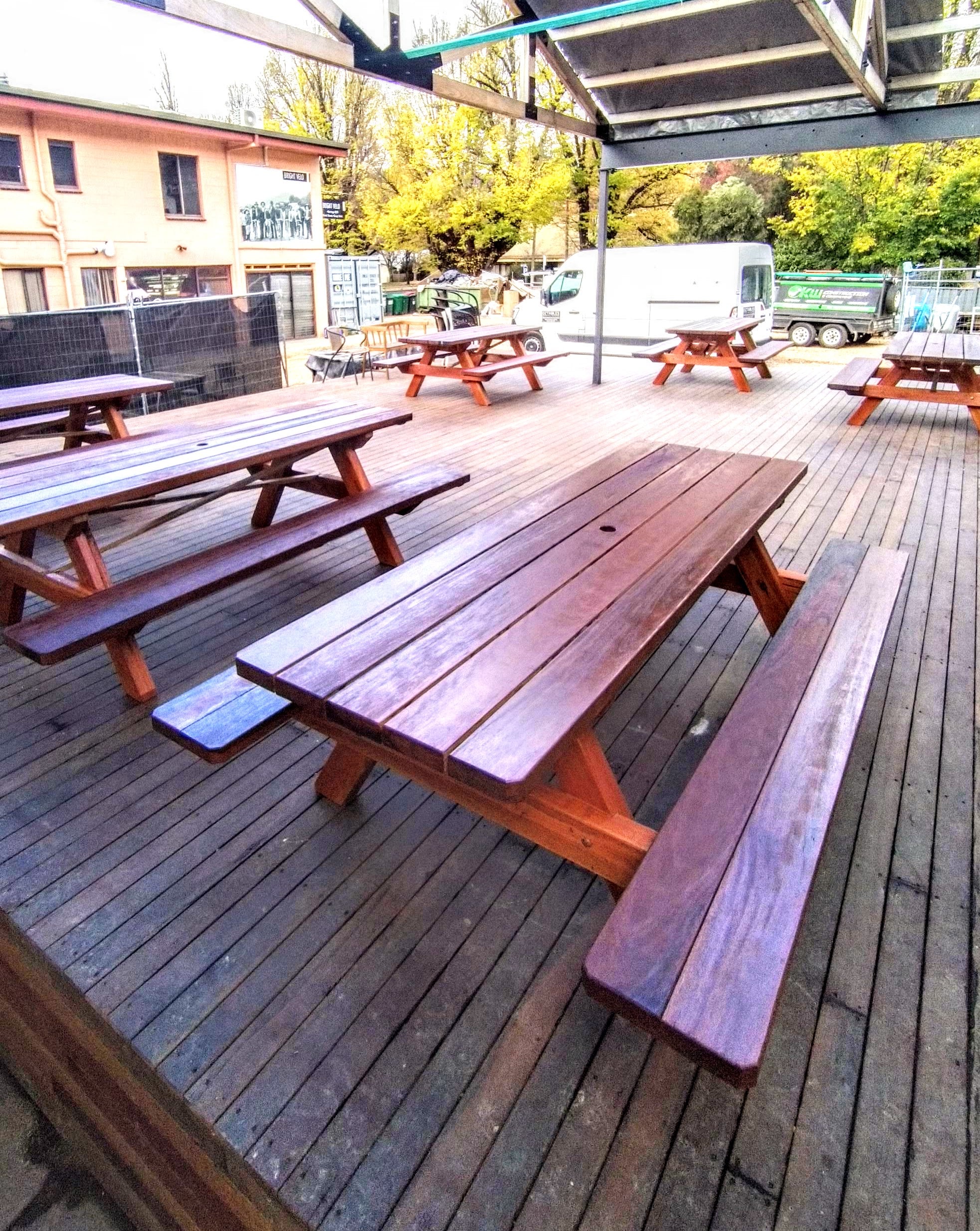 Premium Hardwood Outdoor Picnic Table