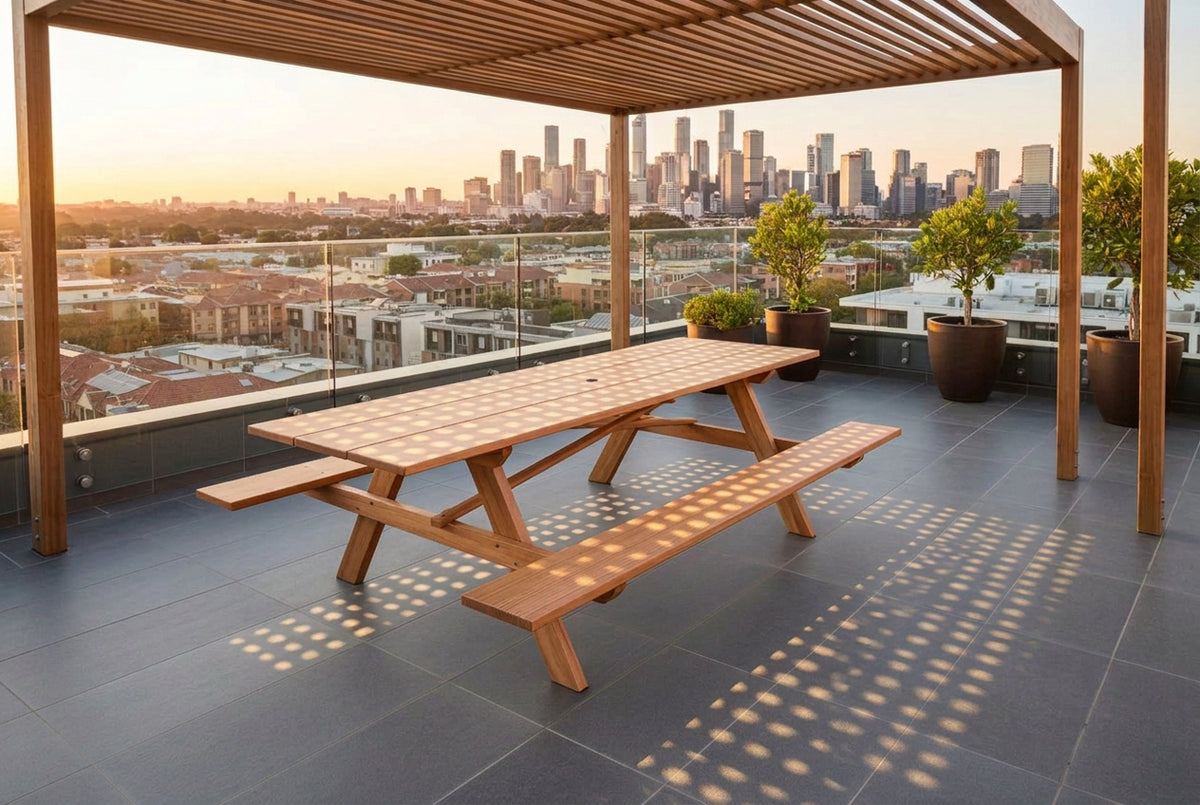 Alfresco Picnic Table | Sustainable Hardwood!