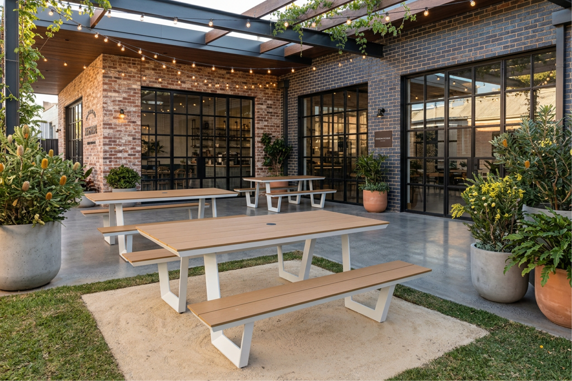 All Weather Outdoor Picnic Table - $999 with code