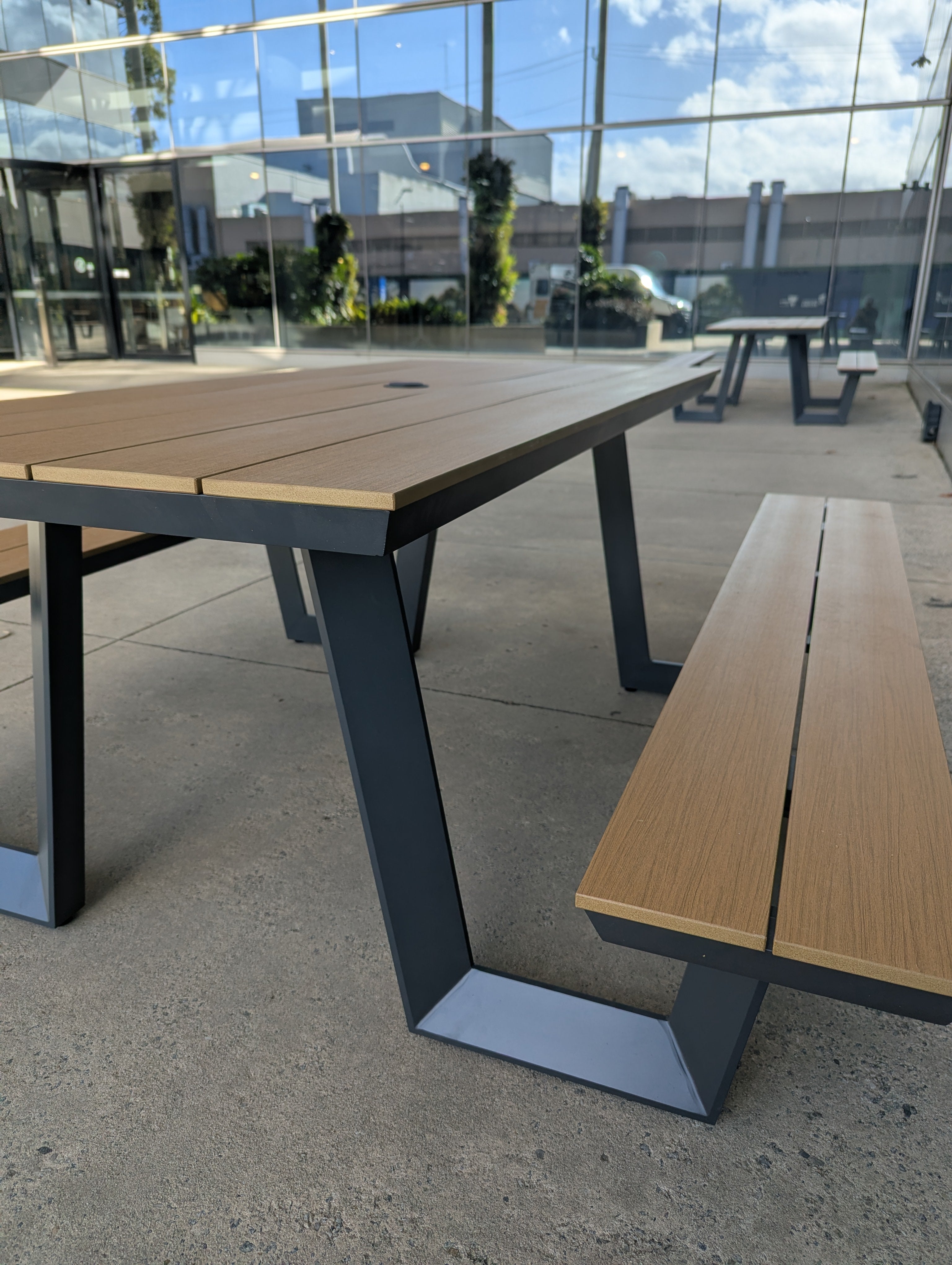 All Weather Outdoor Picnic Table - $999 with code