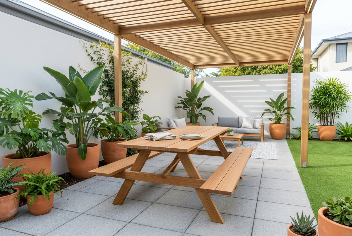 Alfresco Picnic Table | Sustainable Hardwood!