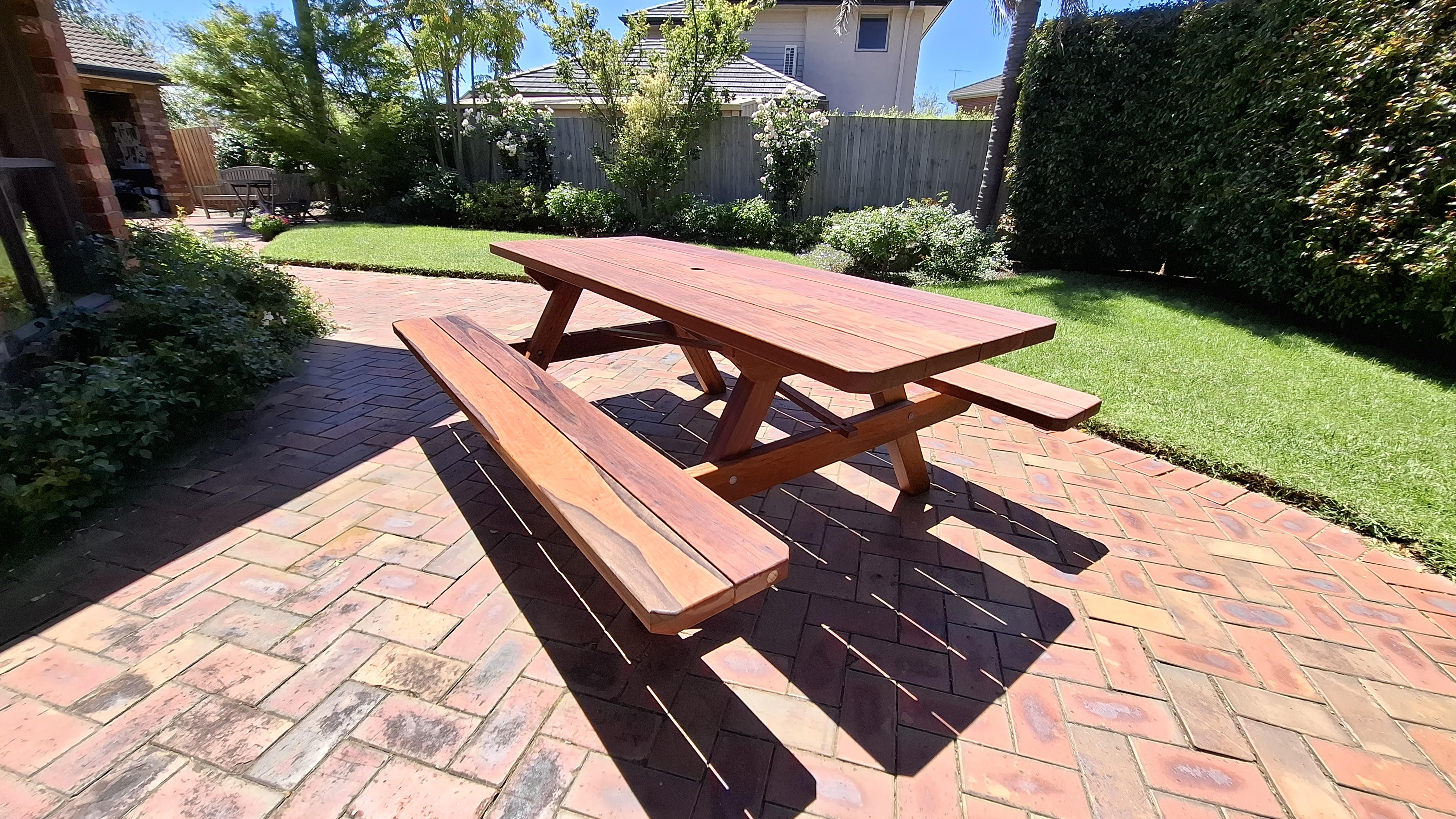 Premium Hardwood Outdoor Picnic Table