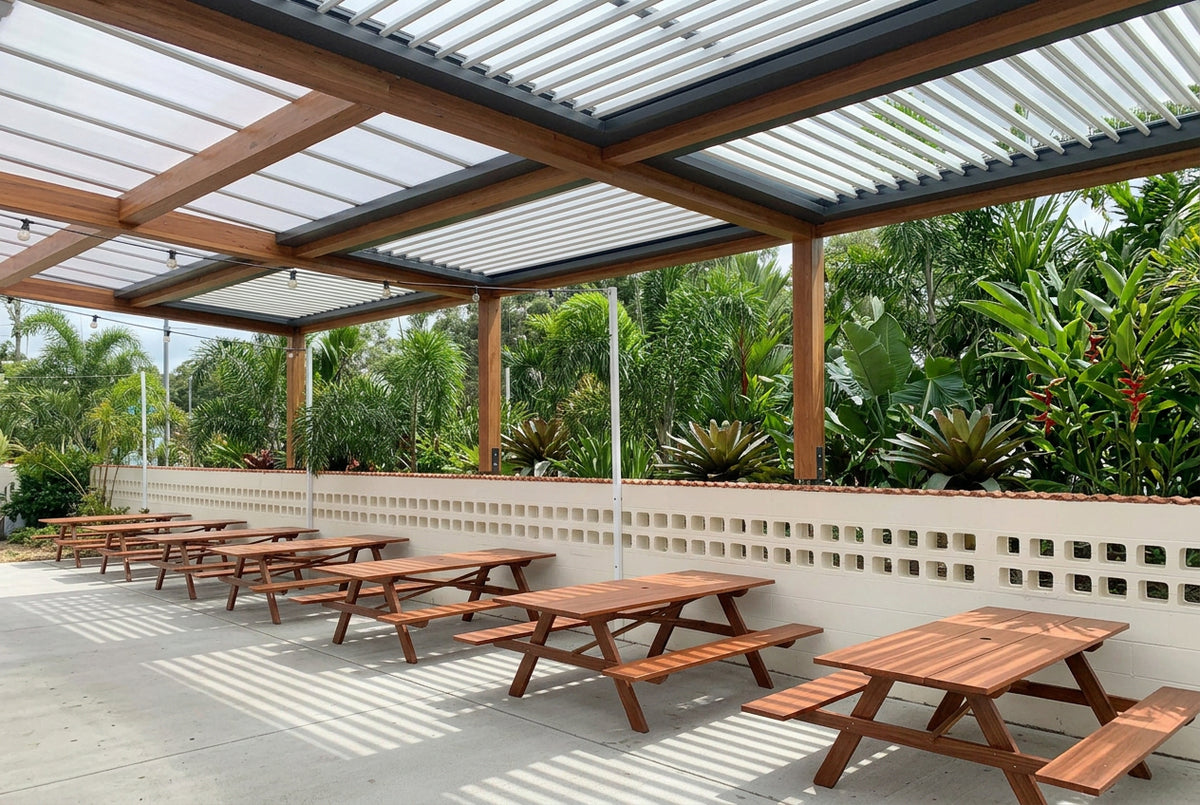 Alfresco Picnic Table | Sustainable Hardwood!