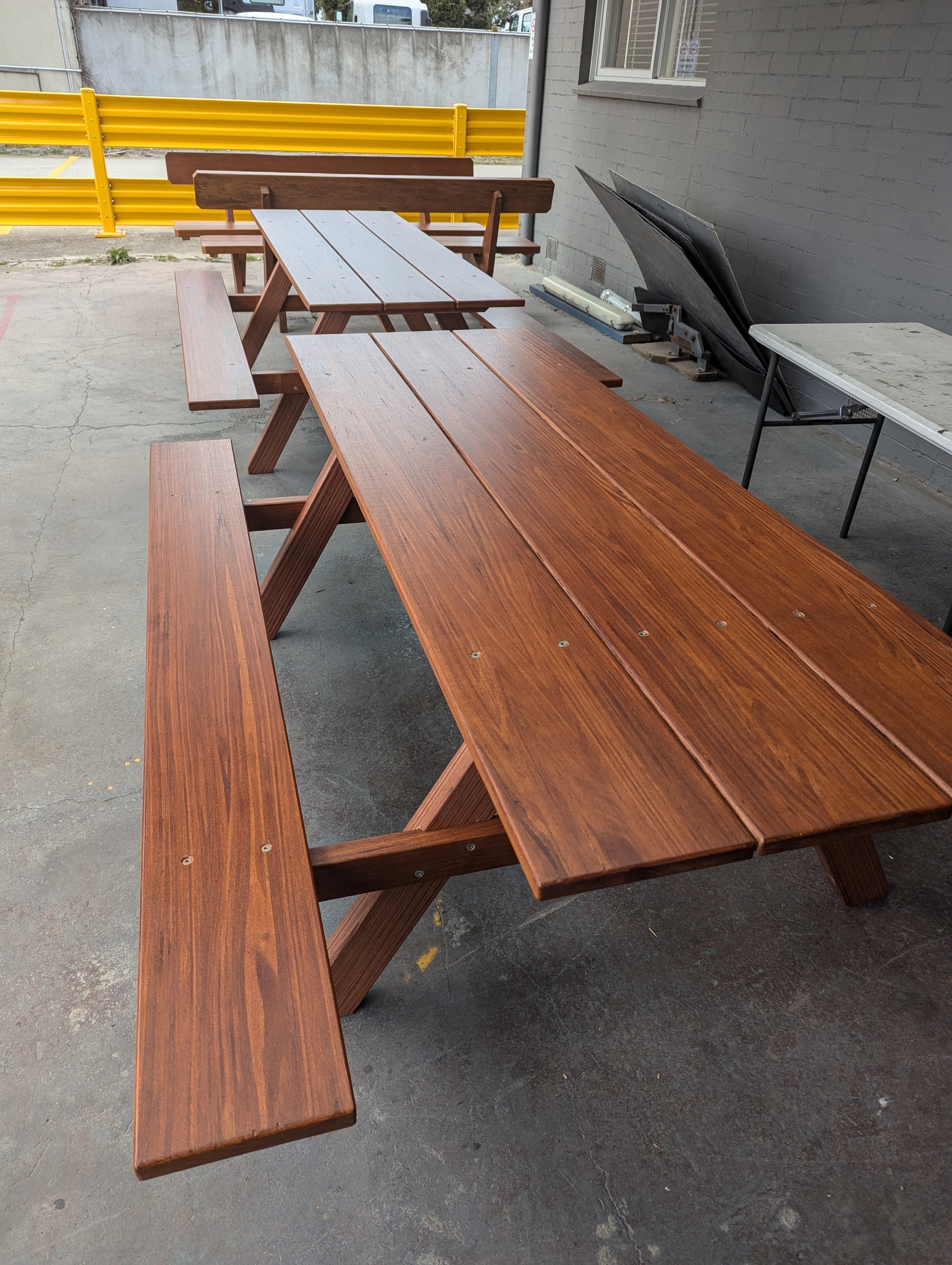 Crafted Wooden Outdoor Picnic Table | Sustainable Hardwood NEW!