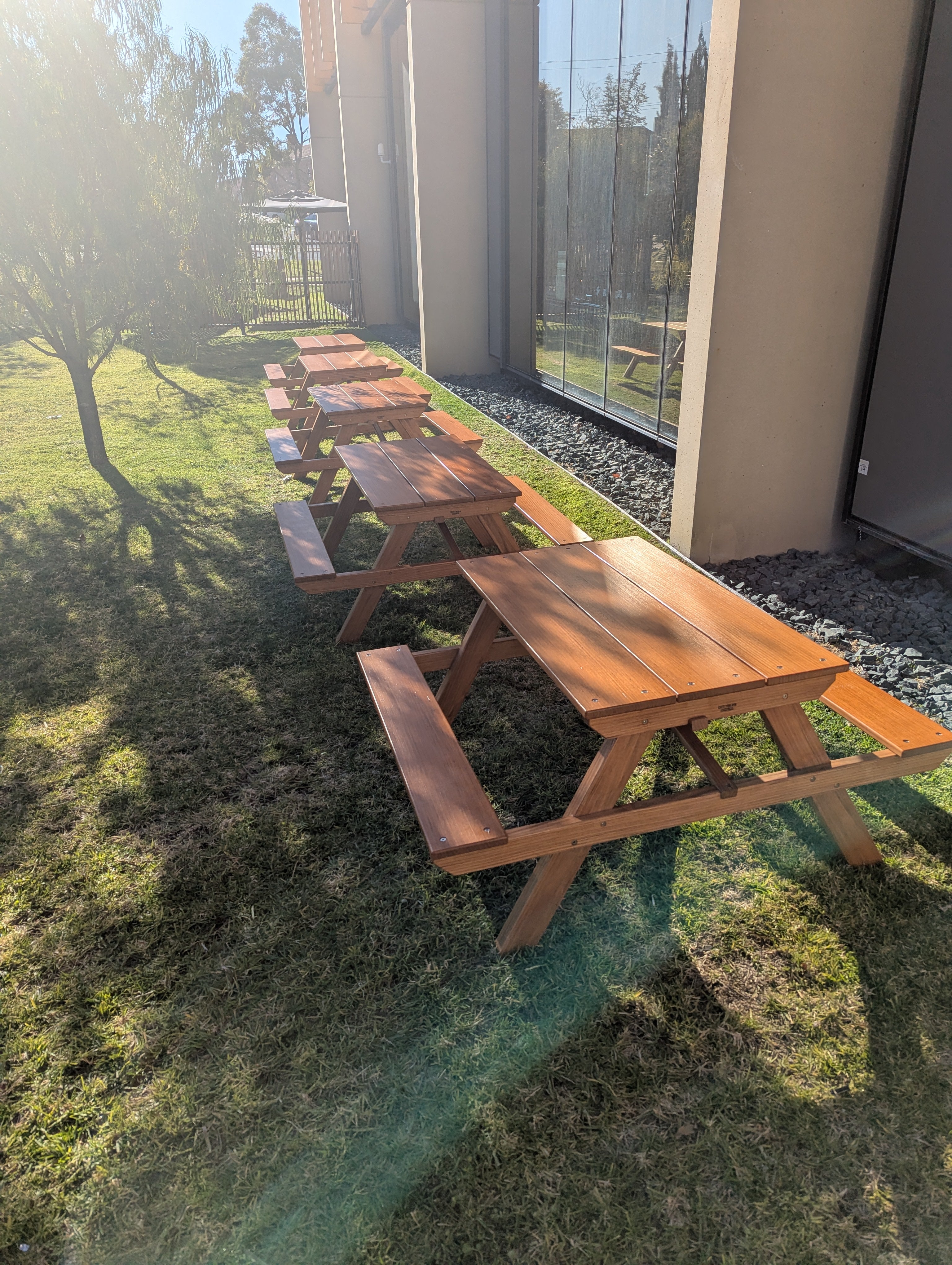 Crafted Wooden Outdoor Picnic Table | Sustainable Hardwood NEW!