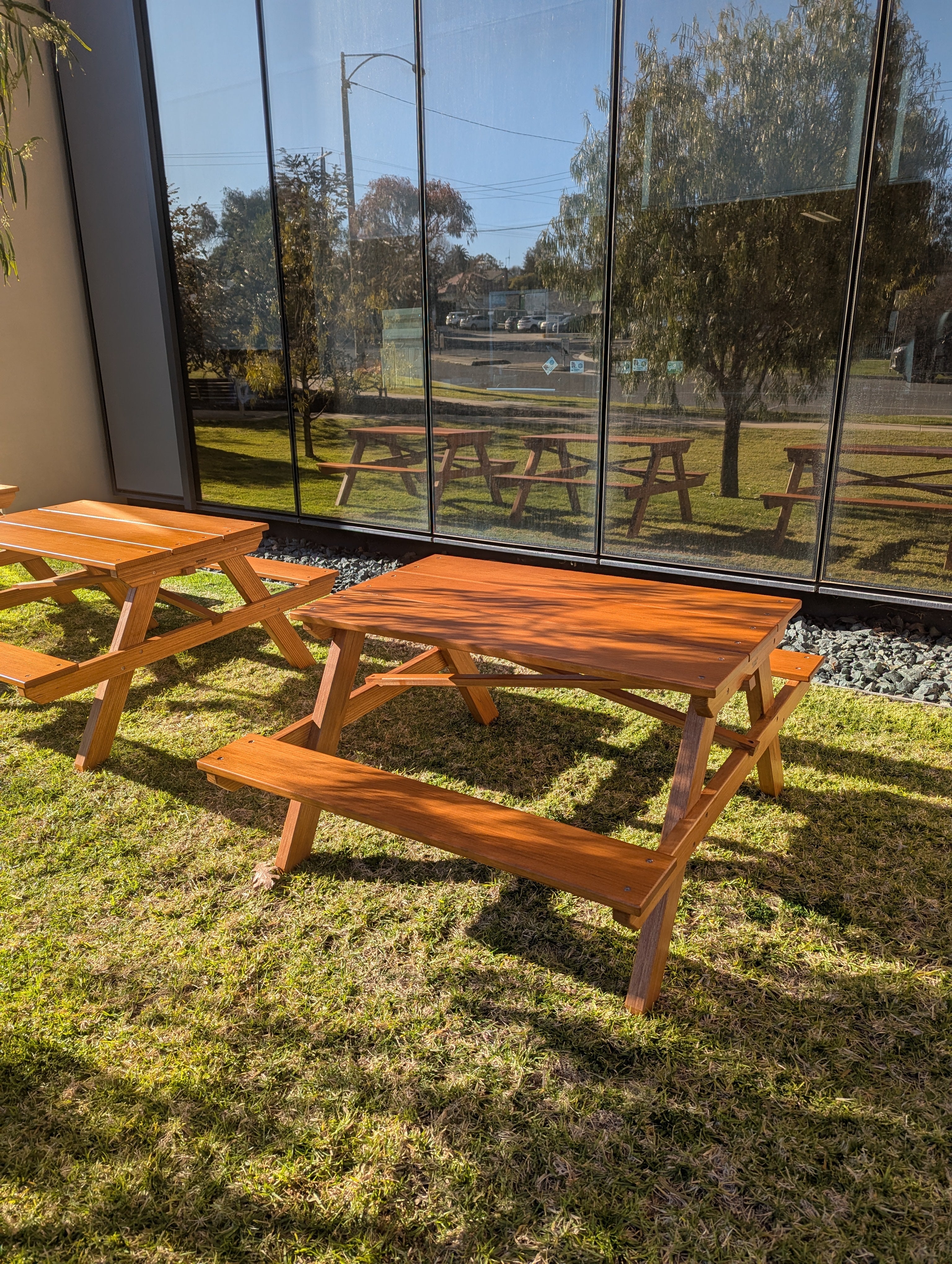 Crafted Wooden Outdoor Picnic Table | Sustainable Hardwood NEW!