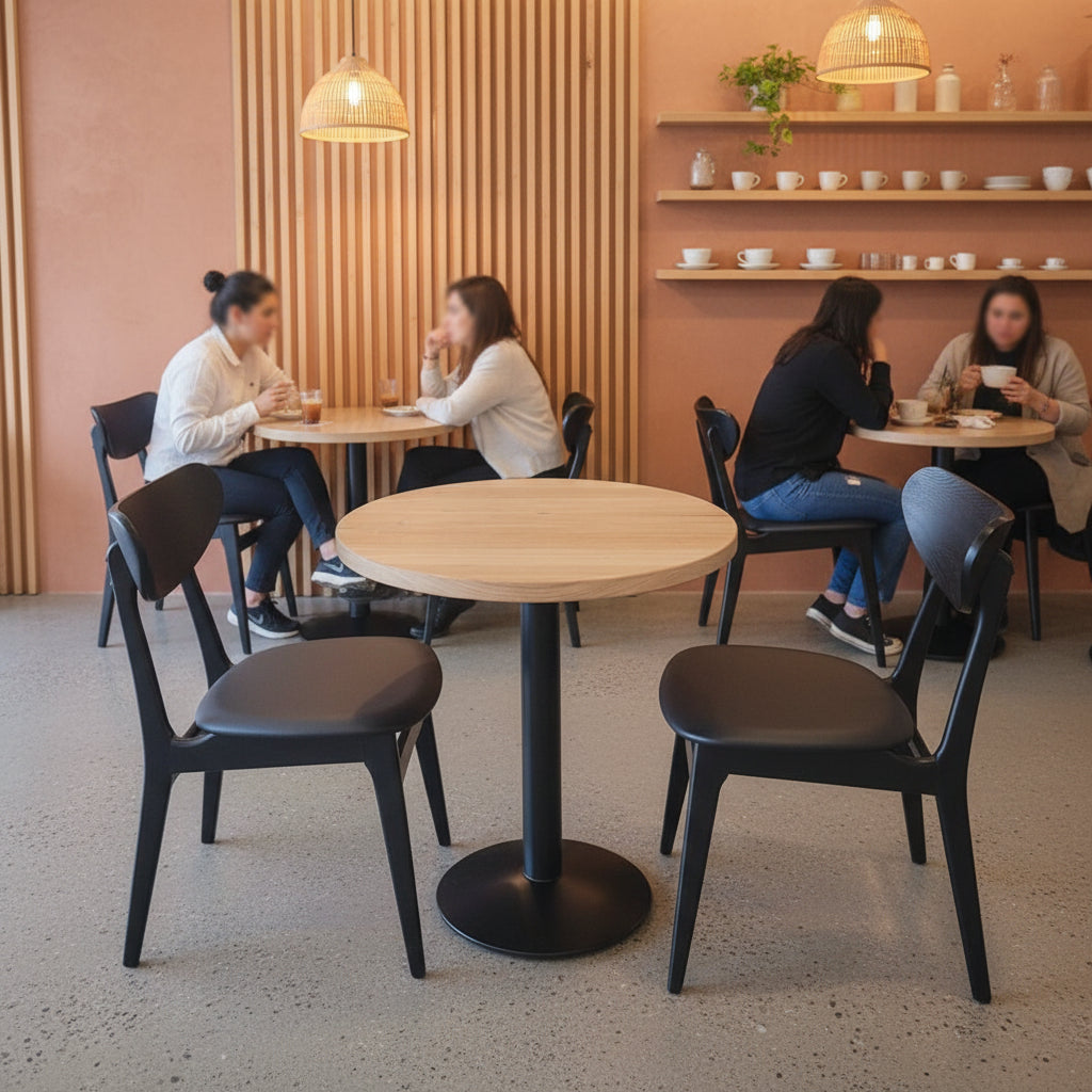 Round Timber Table - Alfresco | Indoor