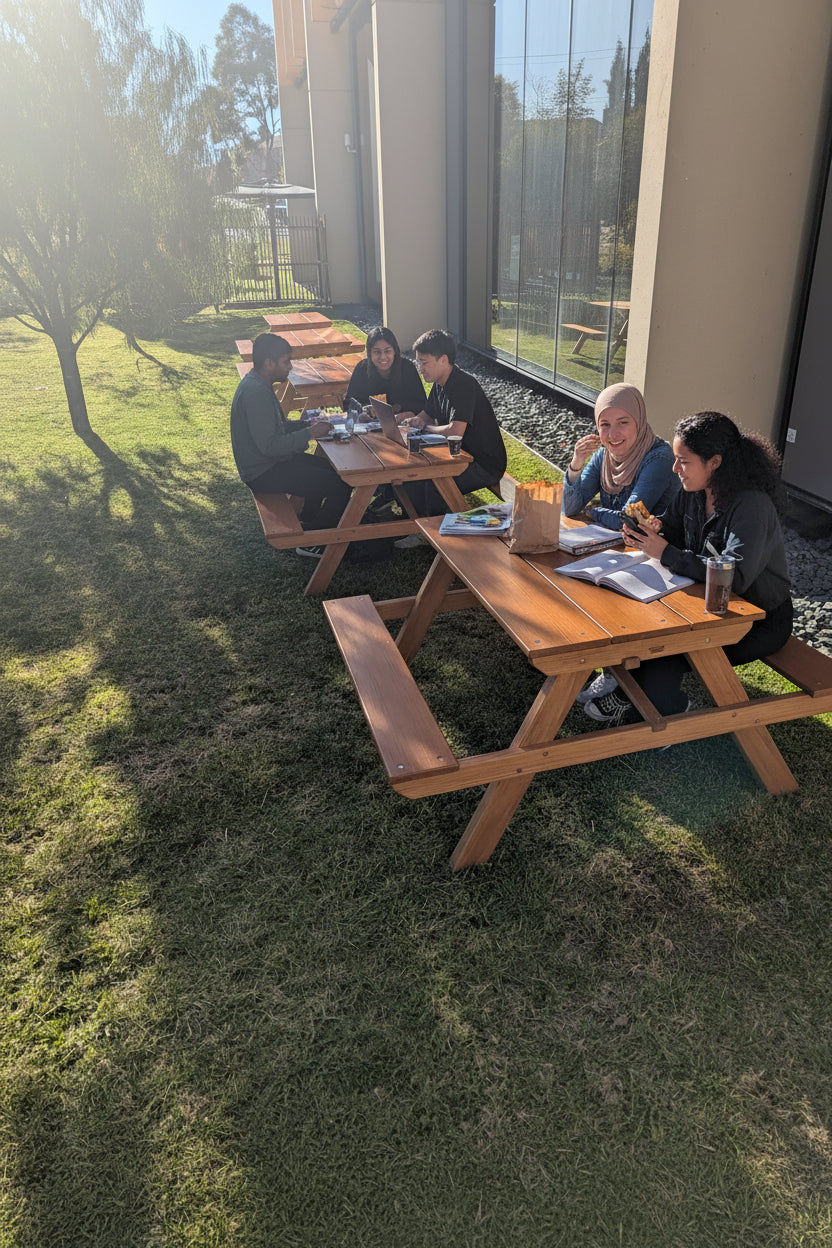 Outdoor Picnic Table | Sustainable Hardwood!