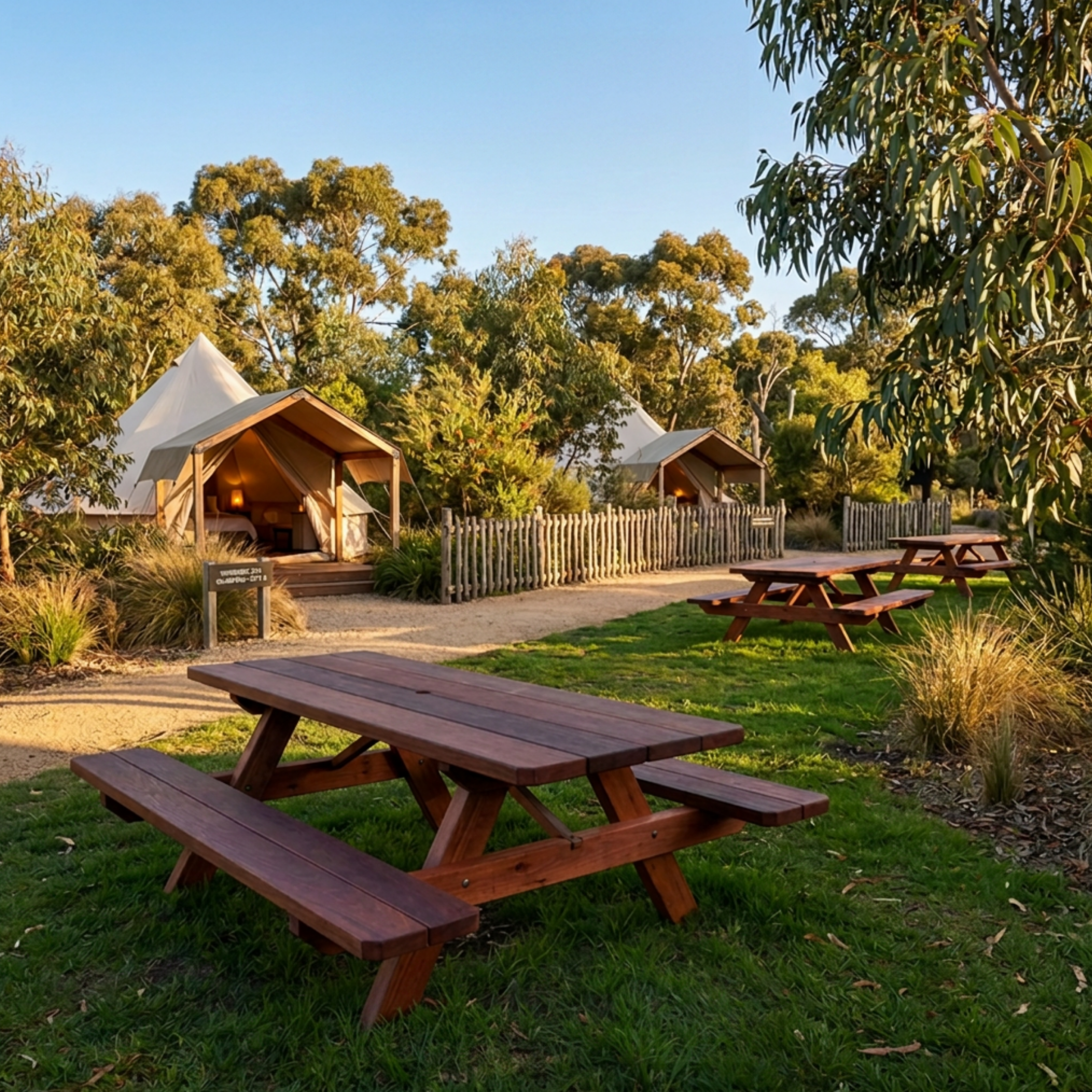 Premium Hardwood Outdoor Picnic Table