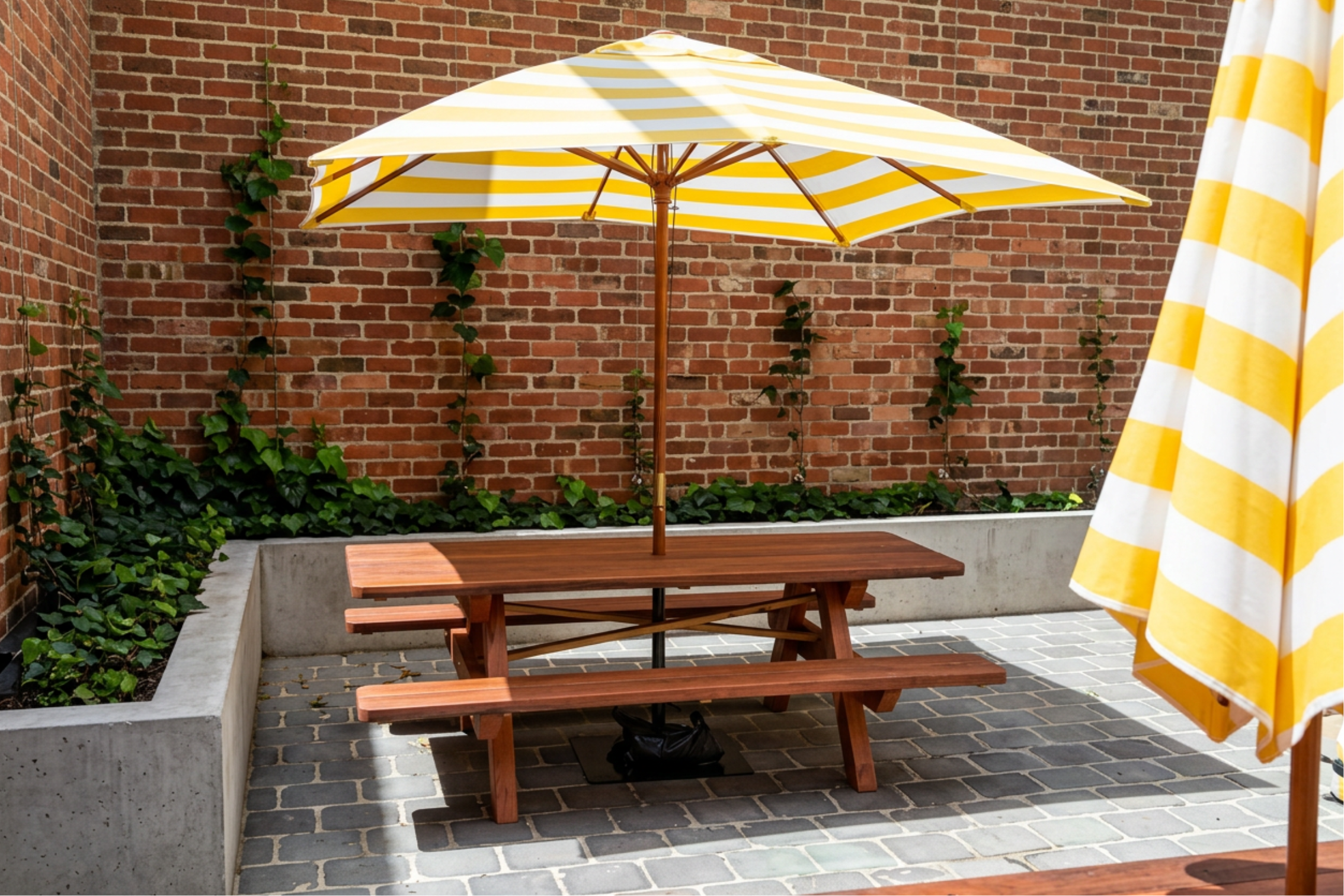 Premium Hardwood Outdoor Picnic Table