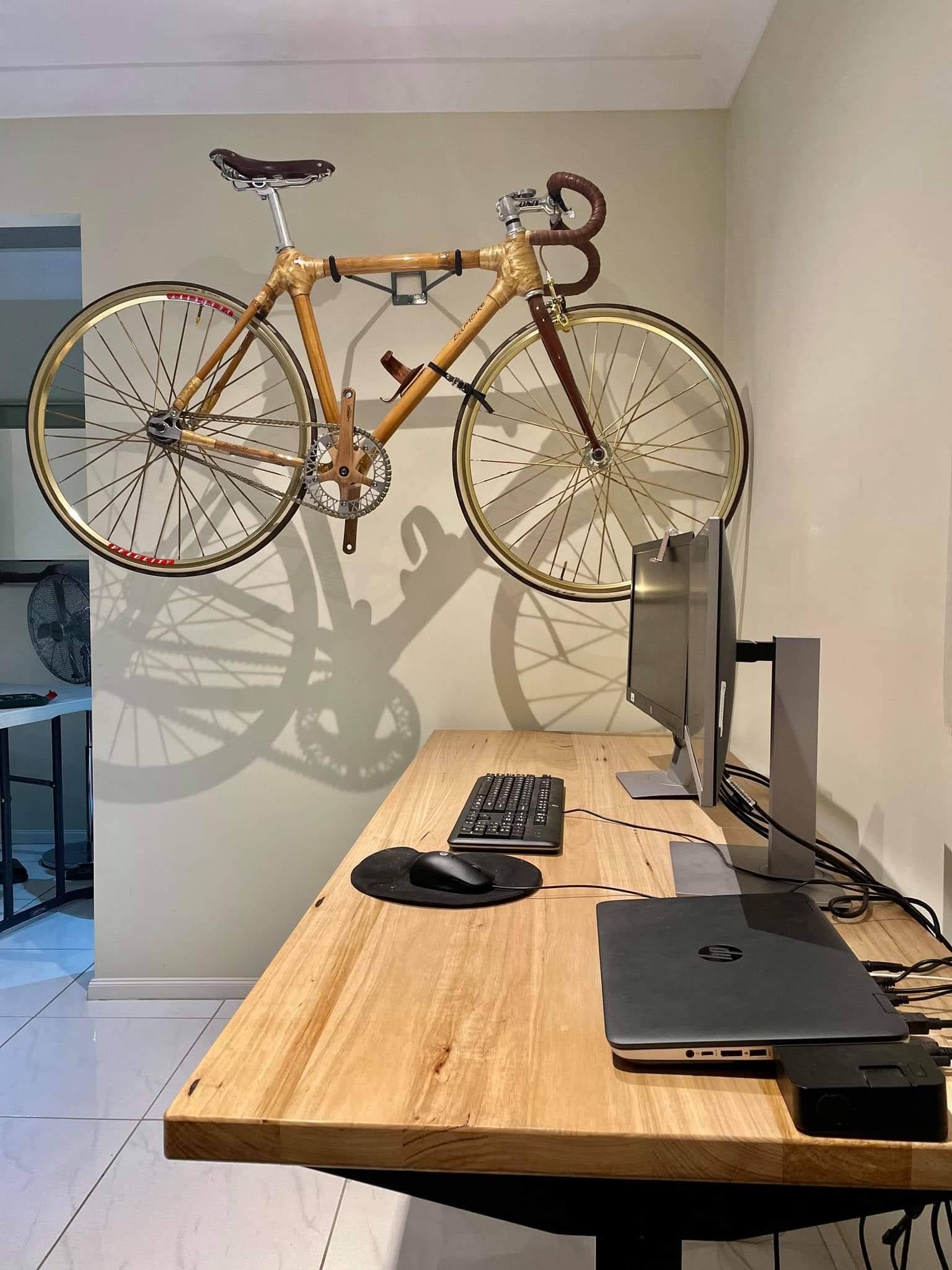 Wooden Sit-Stand E Desk - Custom Desk